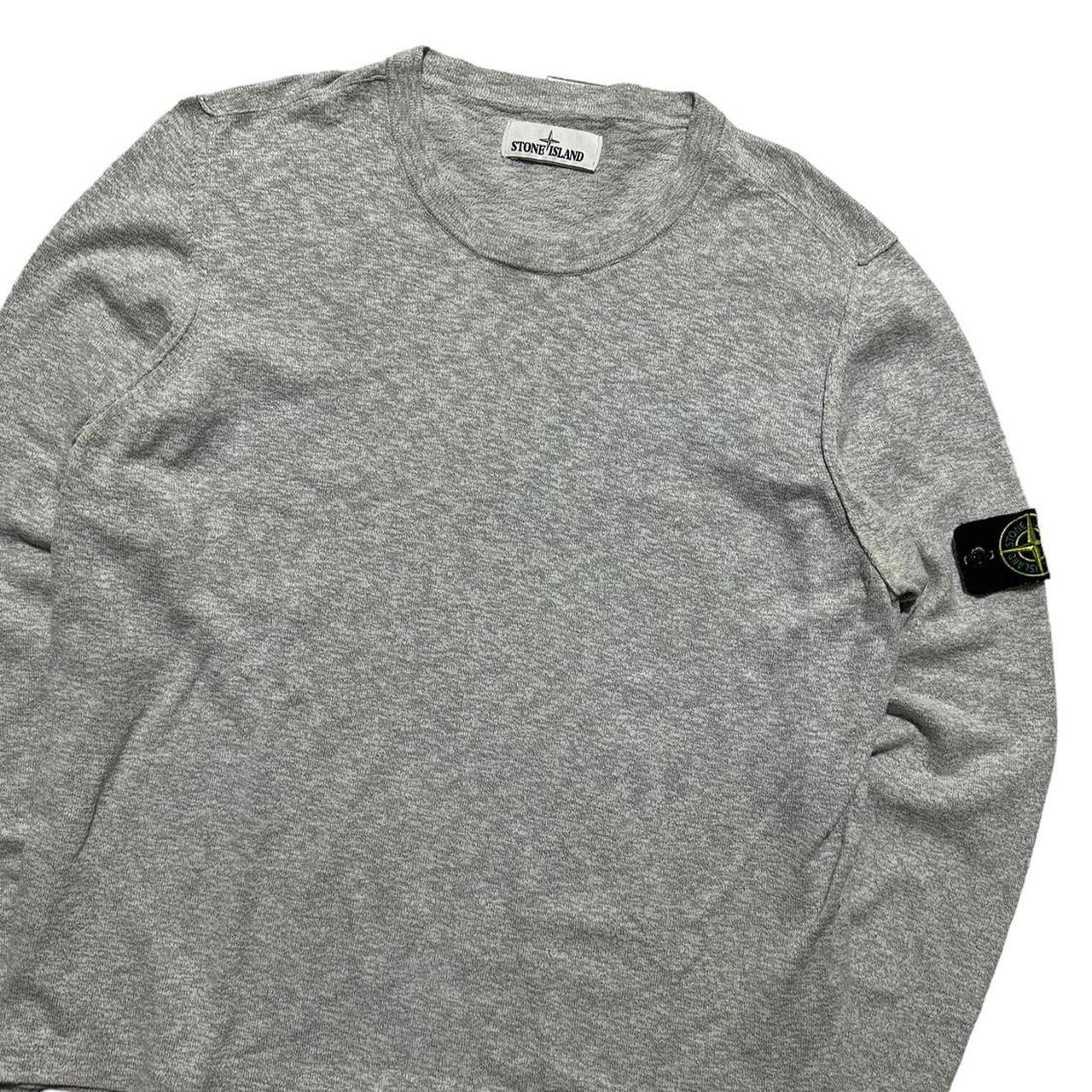 Stone Island Grey Grain Pullover Jumper