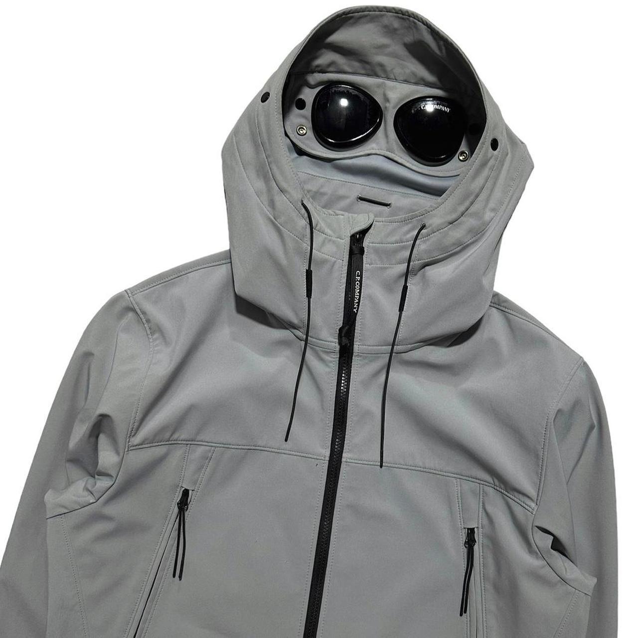 CP Company Grey Soft Shell Goggle Jacket