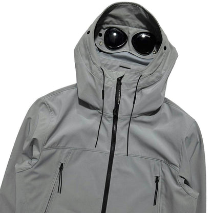 CP Company Grey Soft Shell Goggle Jacket - Known Source