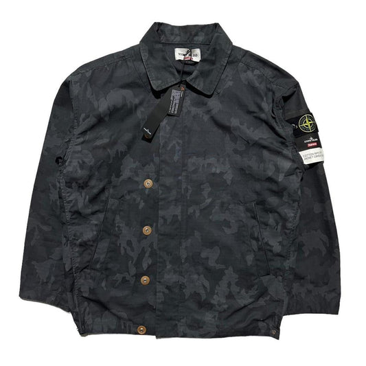 Supreme Stone Island Ice Camo Harrington Jacket - Known Source