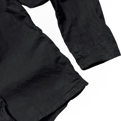 CP Company Black Canvas Goggle Jacket