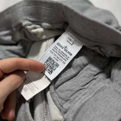 Stone Island Grey Cotton Shorts