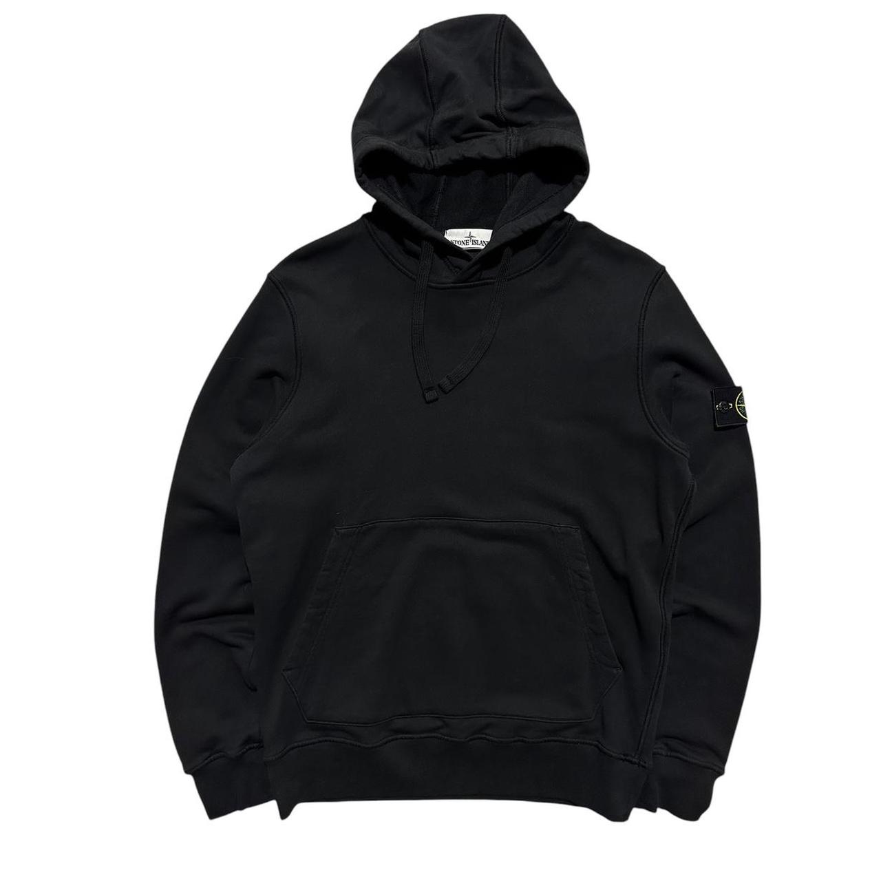 Stone Island Black Pullover Hoodie