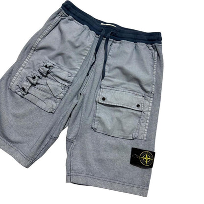 Stone Island Tela Placatta Shorts