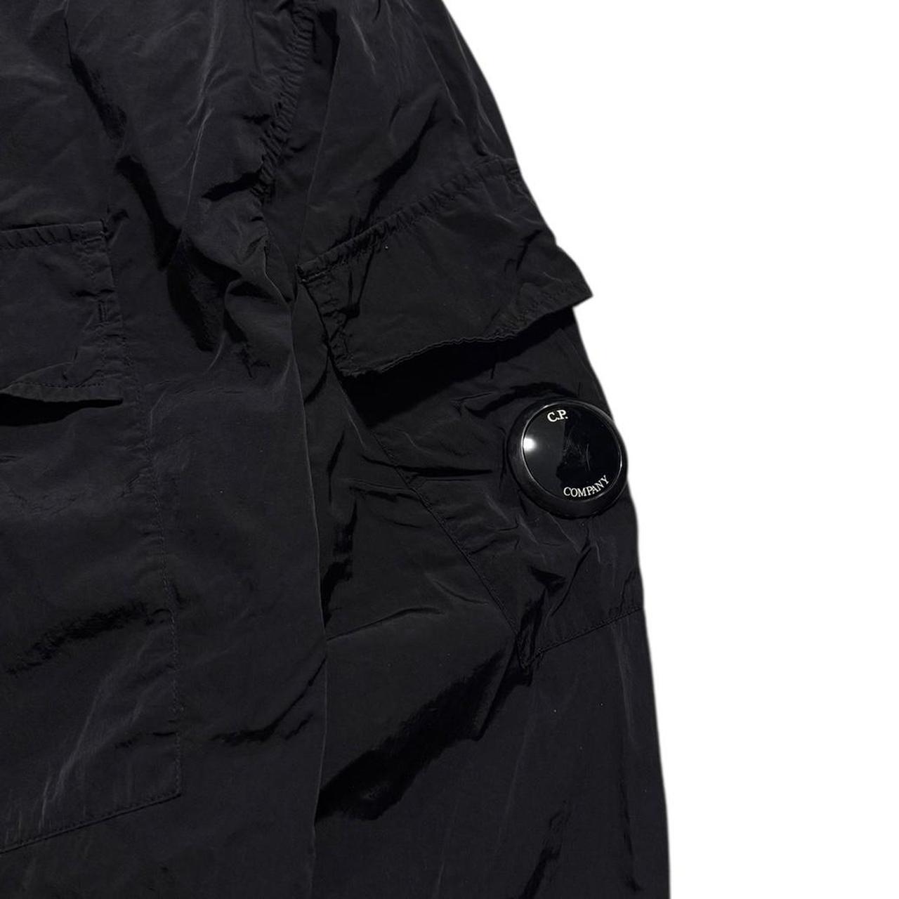 CP Company Black Nylon Pullover Jacket | XL, Black
