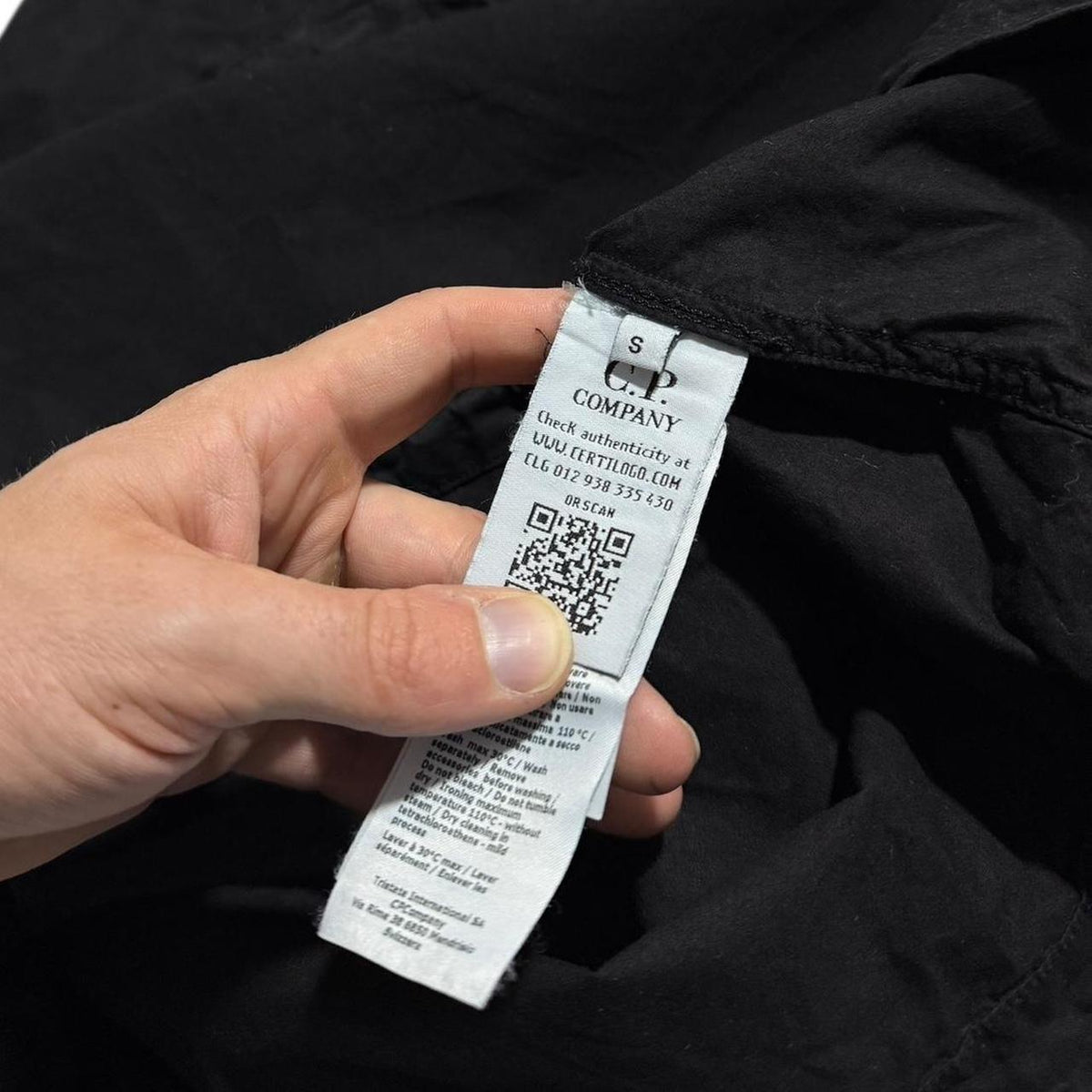 CP Company Pullover Canvas Jacket | Small, Black