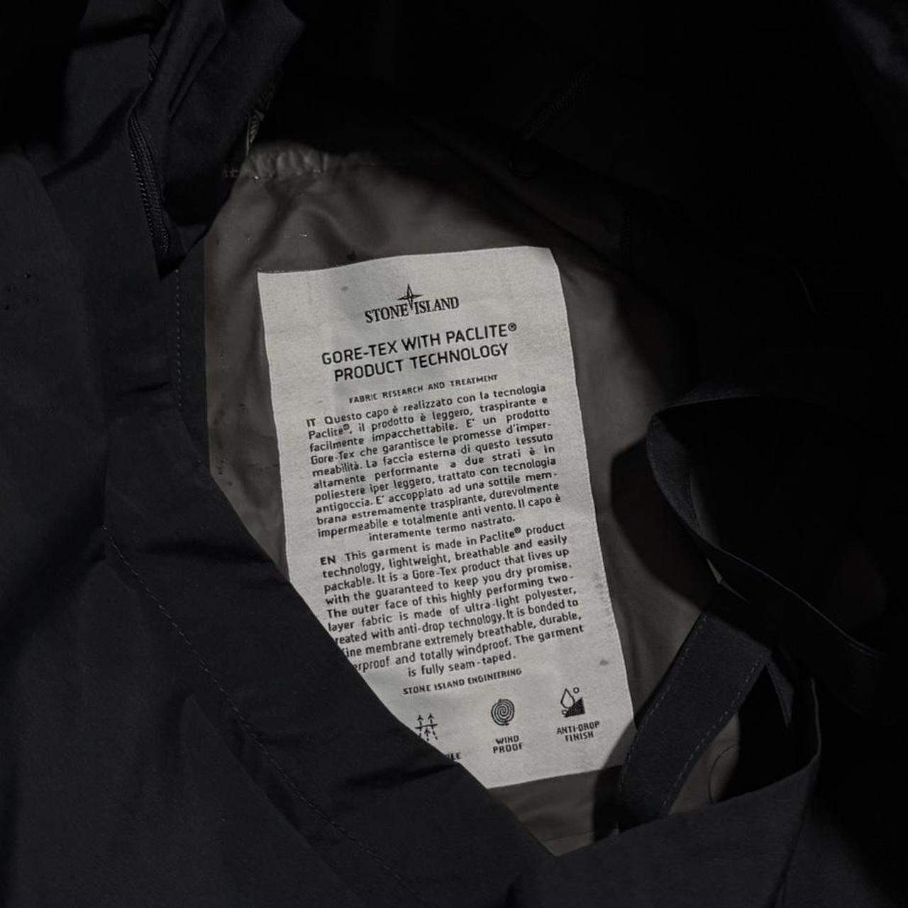 Stone Island Gore-Tex Paclite Jacket | Medium, Black