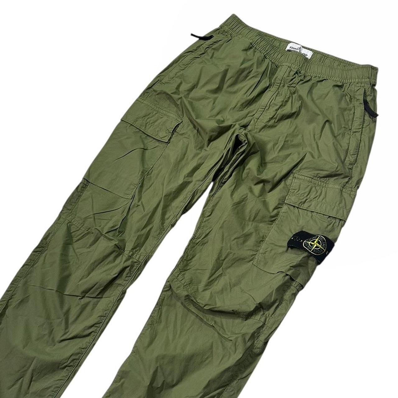 Stone Island Green Cargo Bottoms