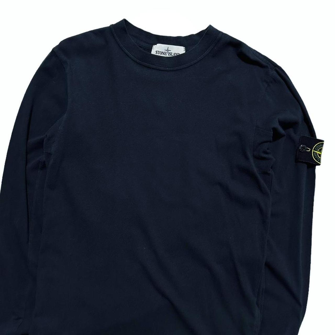 Stone Island Long Sleeve Navy Top