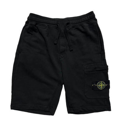 Stone Island Black Cotton Shorts - Known Source