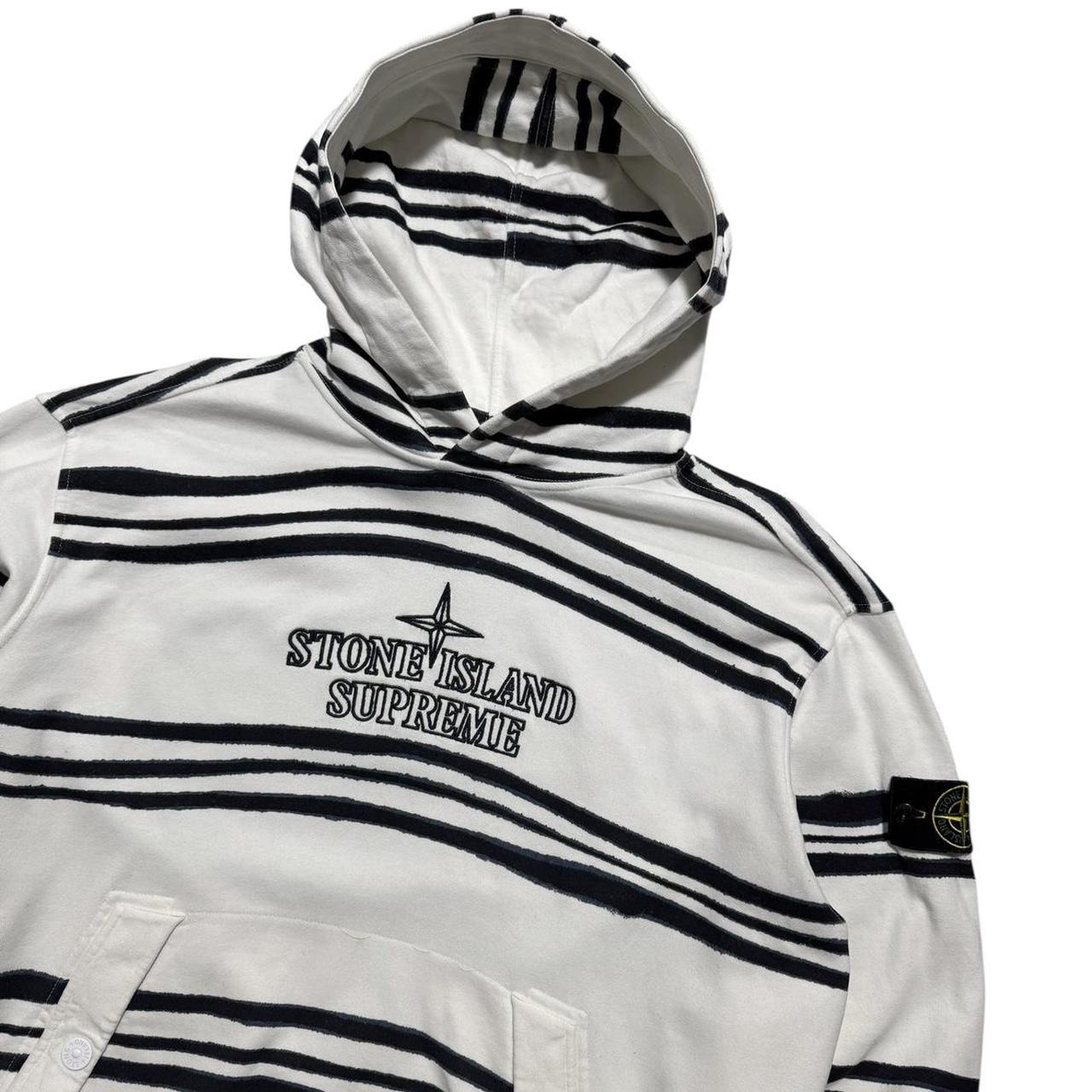 Stone Island Supreme Warp Pullover Hoodie