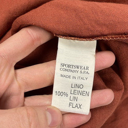 Vintage Stone Island Marina Shirt, Size Small | O/S, Orange
