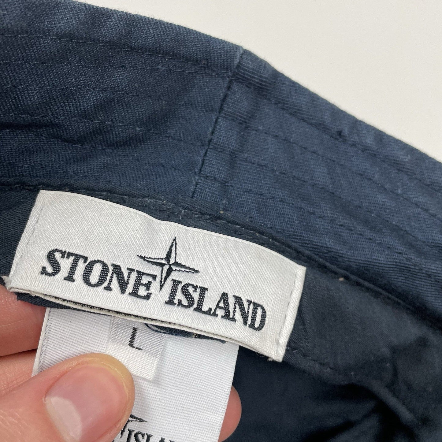 Stone Island Marina Bucket, Size Large | O/S, Navy