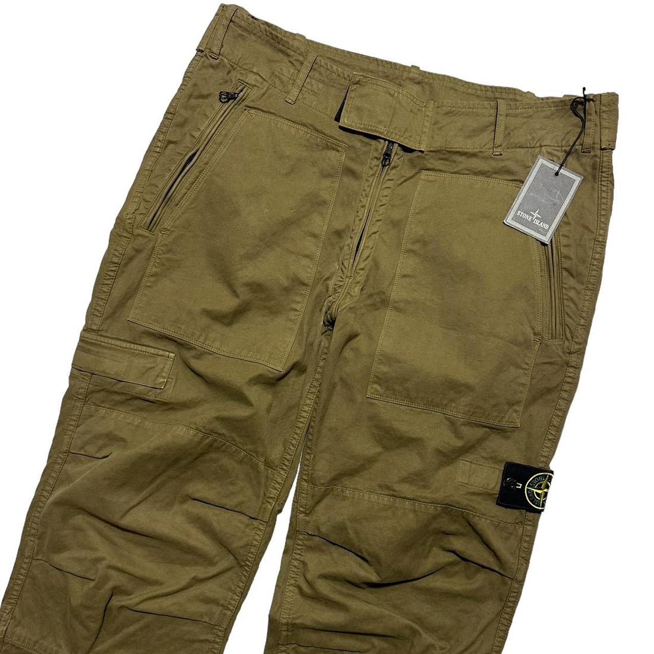 Stone Island Olive Flight Combat Cargos