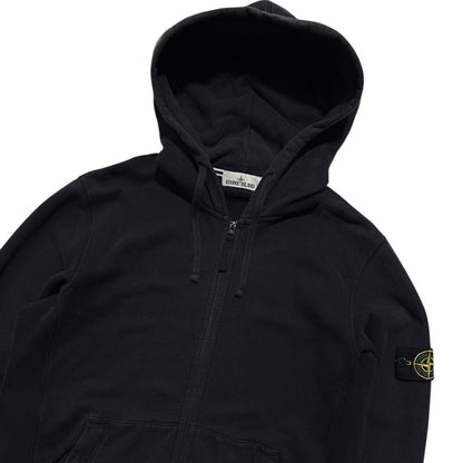 Stone Island Black Full Zip Hoodie