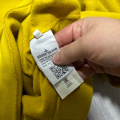 Stone Island Yellow Pullover Crewneck | Small, Yellow