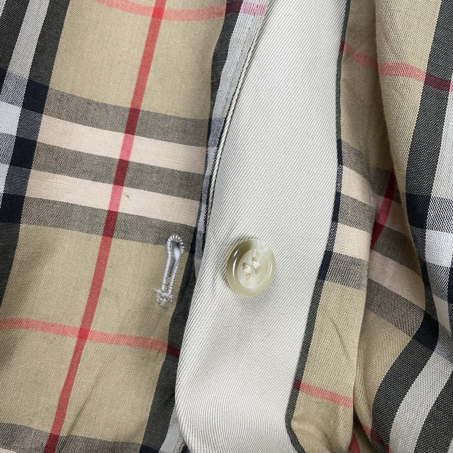 Vintage Burberry Beige Trench Coat, Size 50 | O/S, Beige