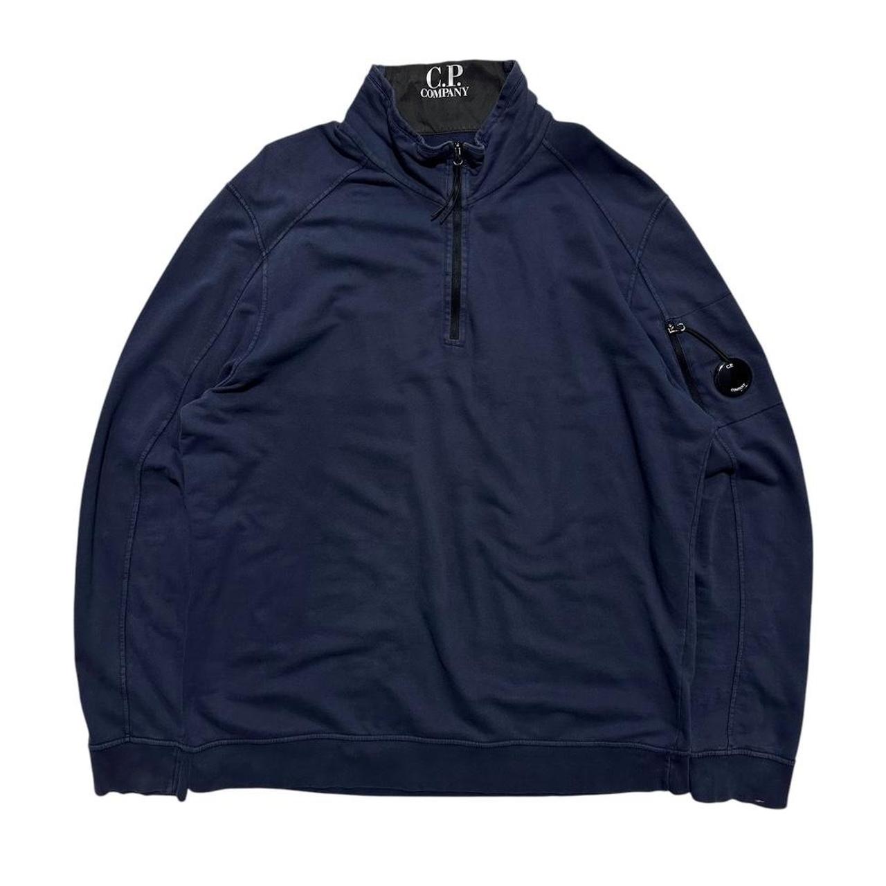 CP Company Navy Quarter Zip | XXXL, Navy