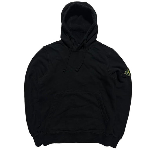 Stone Island Black Pullover Hoodie - Known Source