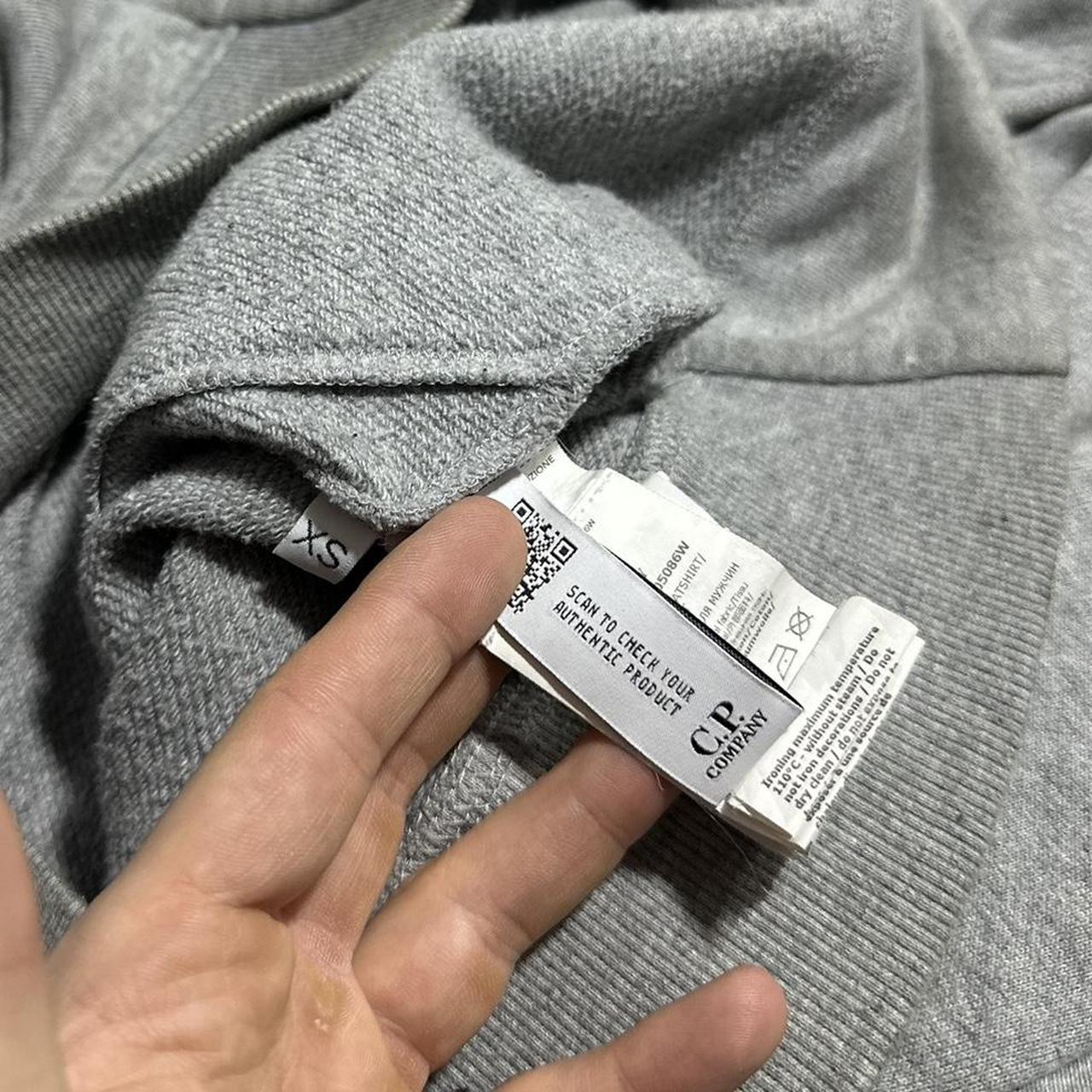 CP Company Grey Goggle Hoodie