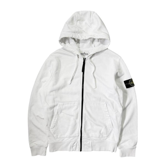 Stone Island White Hoodie