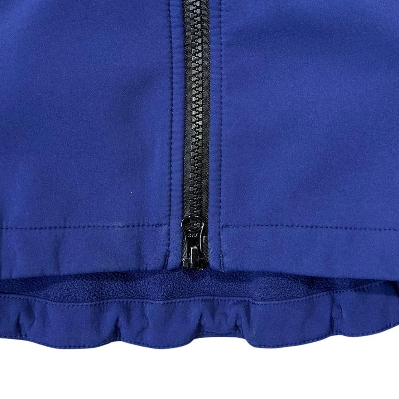 CP Company Blue Soft Shell Goggle Jacket