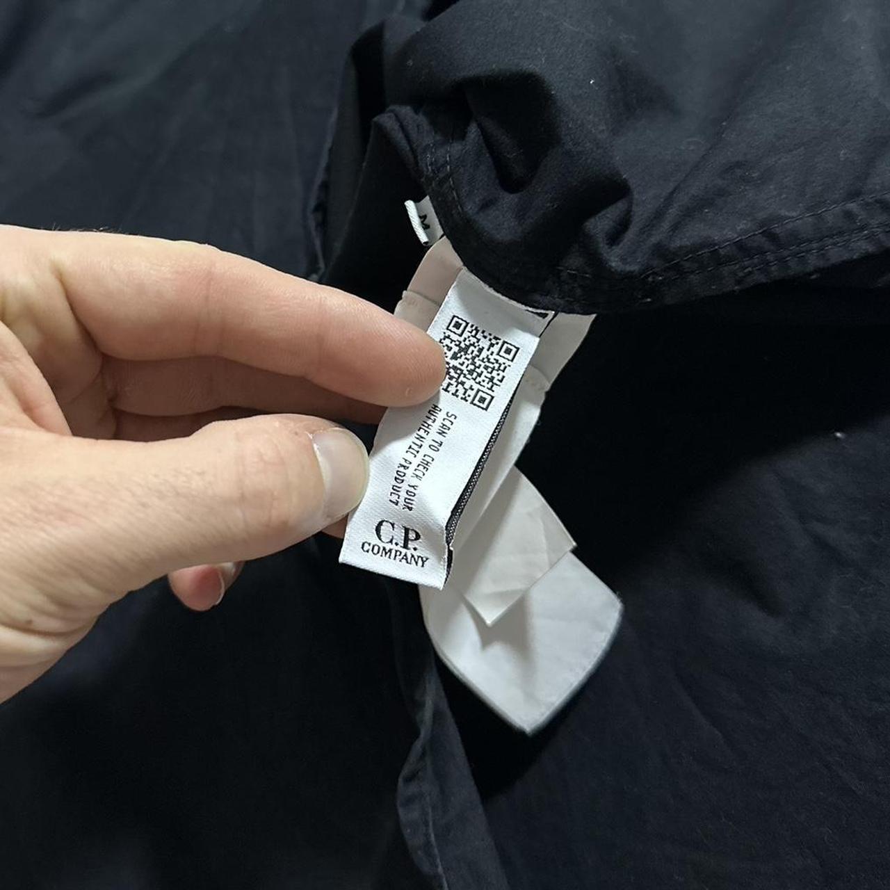 CP Company Black Overshirt | Medium, Black
