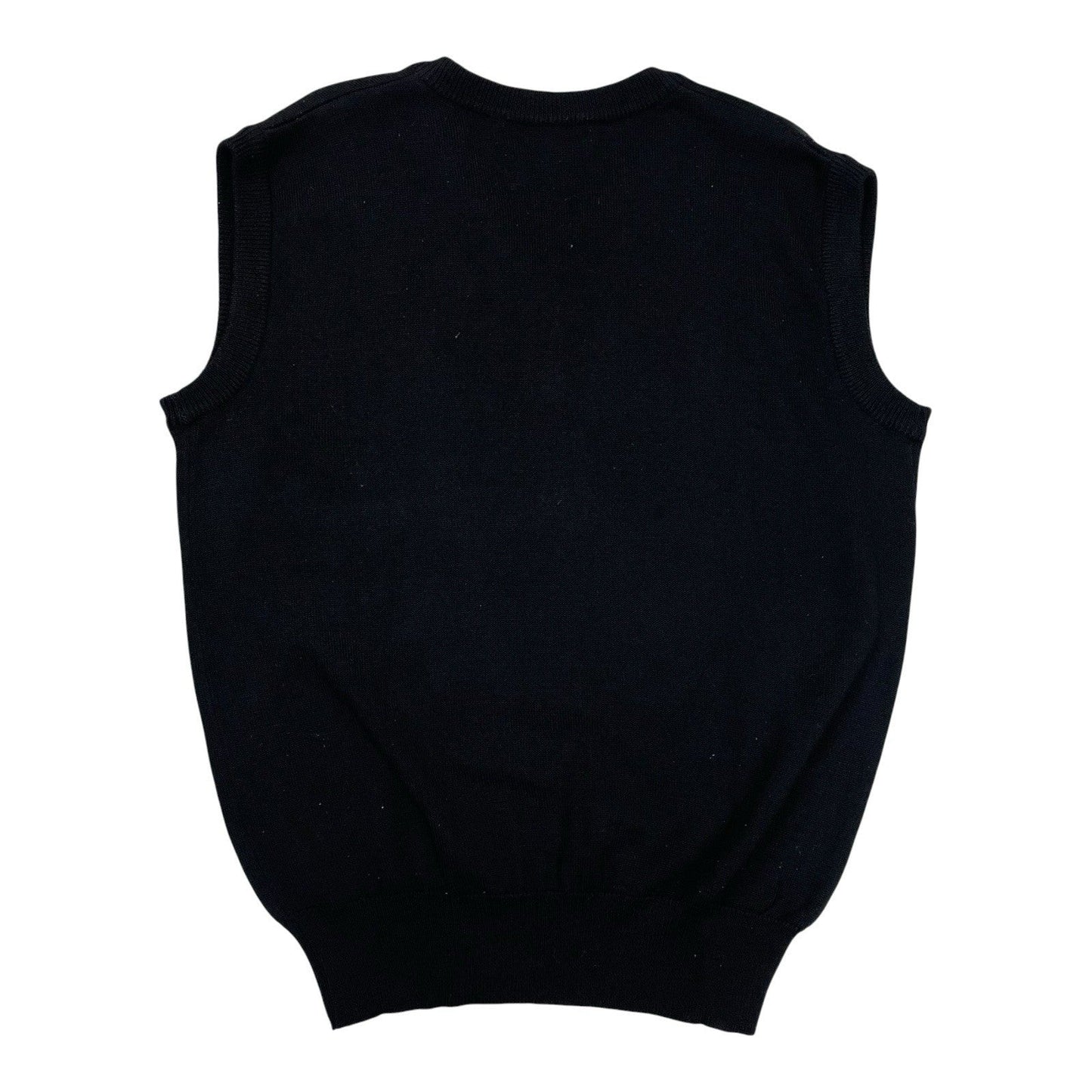 Vintage Burberry Knit Vest, Size Small | O/S, Grey