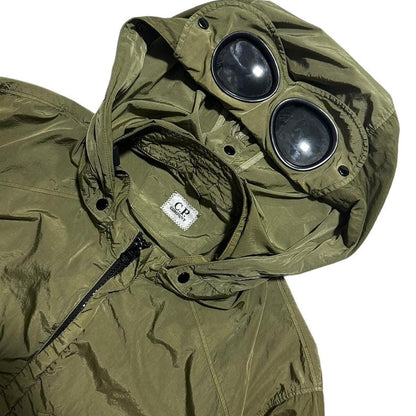 CP Company Green Chrome Nylon Goggle Jacket - Known Source