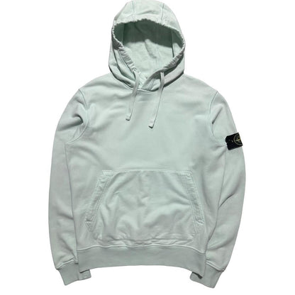 Stone Island Light Blue Pullover Hoodie