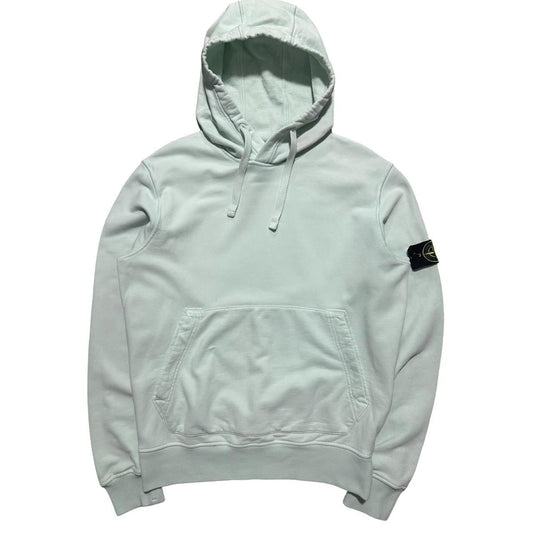 Stone Island Light Blue Pullover Hoodie