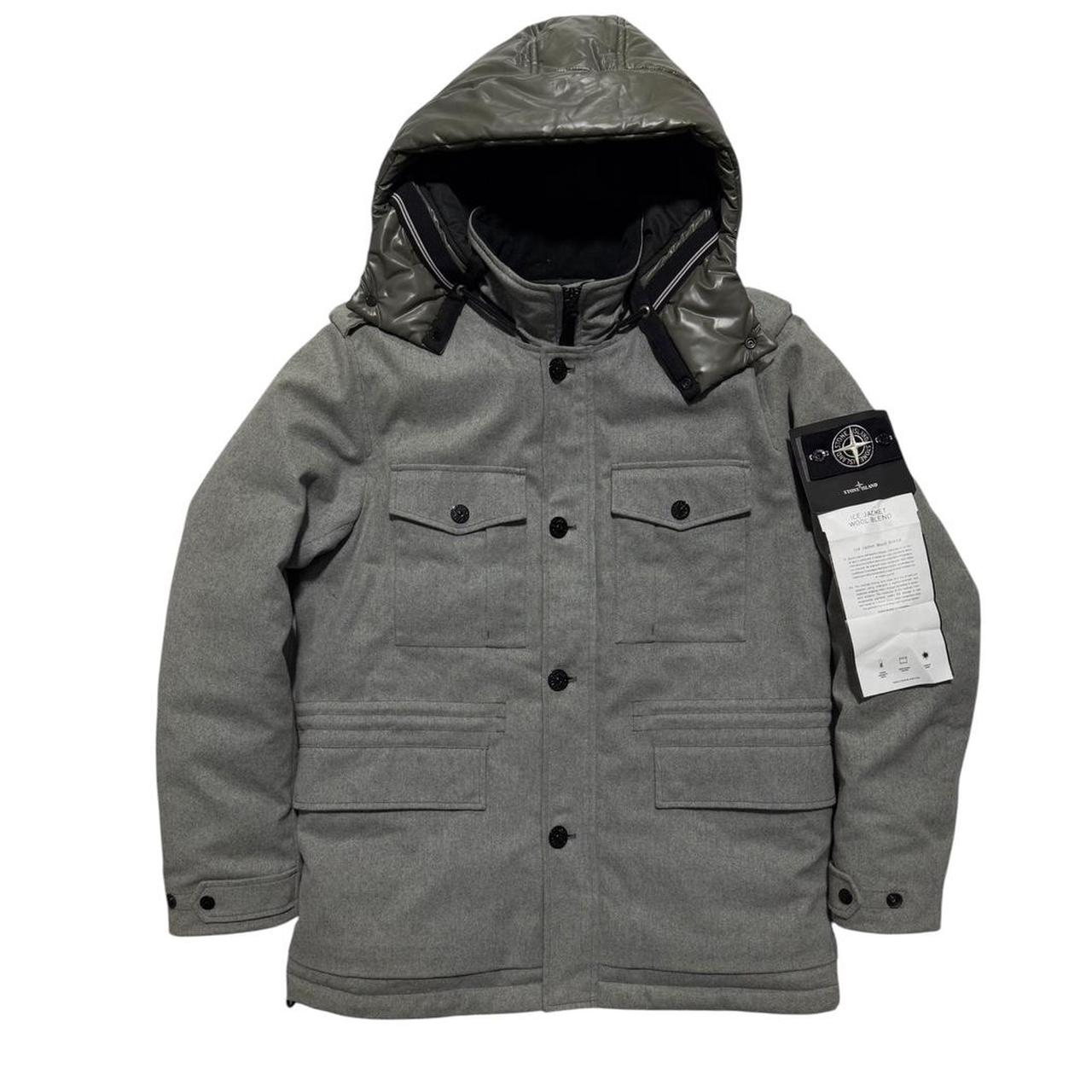 Stone Island A/W 2014 Ice Wool Blend Jacket | XL, Grey