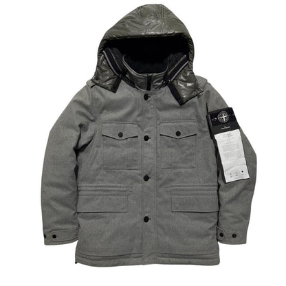 Stone Island A/W 2014 Ice Wool Blend Jacket | XL, Grey
