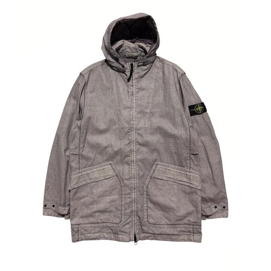 Stone Island Lino Resinato Trench Jacket
