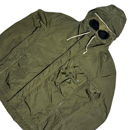 CP Company Chrome Nylon Zip Up Goggle Jacket