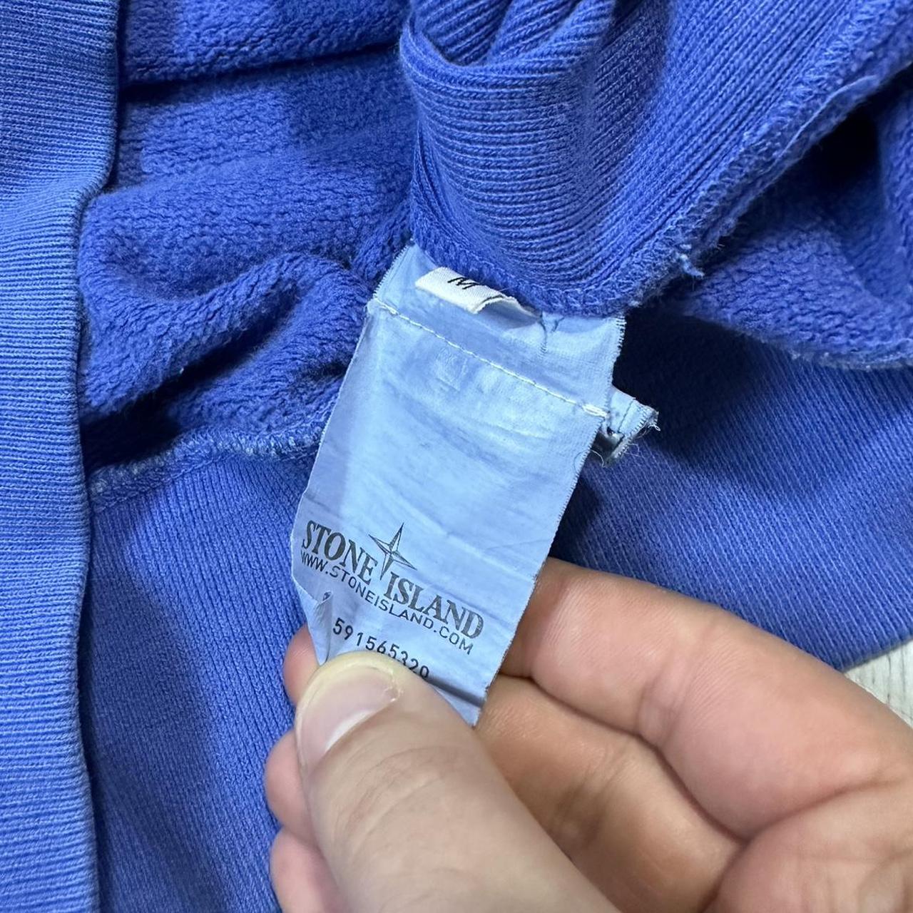 Stone Island Blue Pullover Crewneck