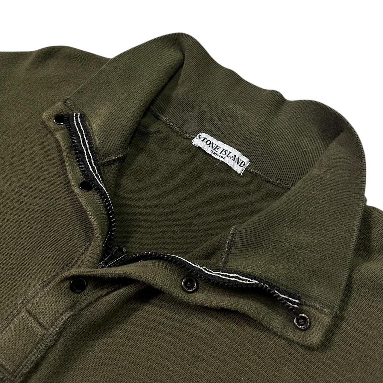 Stone Island Khaki Quarter Zip