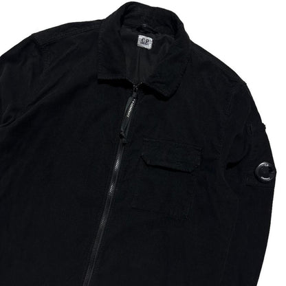 CP Company Black Thin Corduroy Shirt