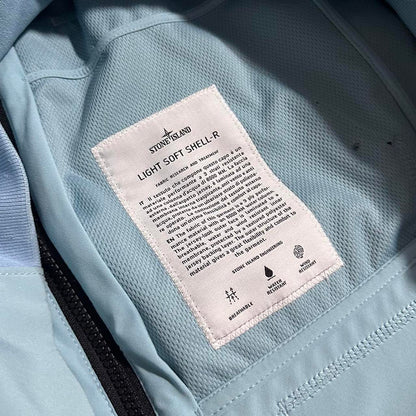 Stone Island Blue Soft Shell Jacket | Medium, Blue