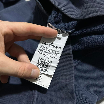 Stone Island Blue Pullover Crewneck