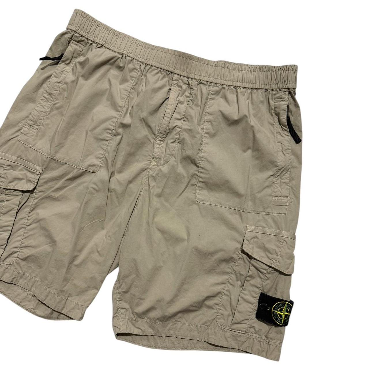 Stone Island Beige Shorts | W36, Beige