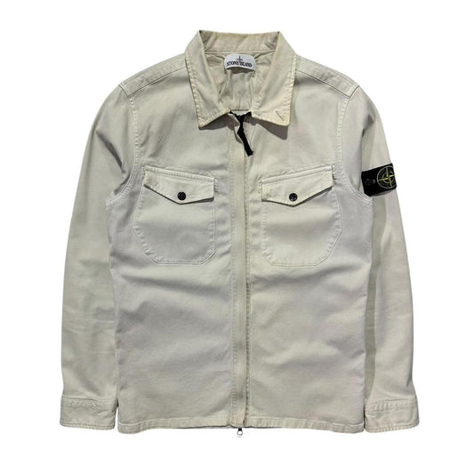 Stone Island Cream Overshirt