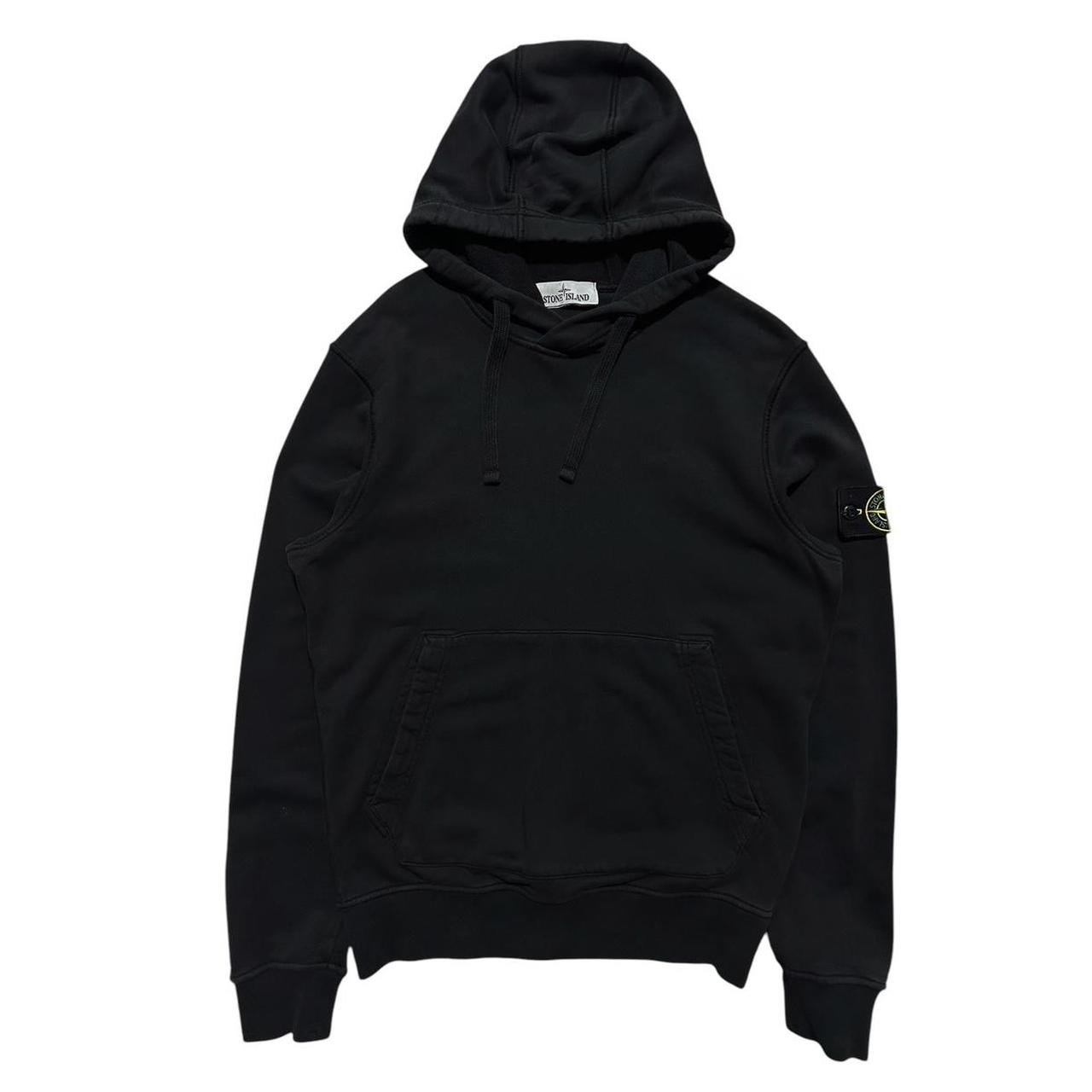 Stone Island Black Pullover Hoodie