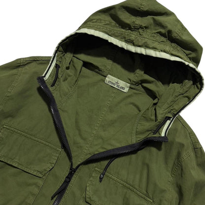 Stone Island Green Canvas Jacket | XL, Green