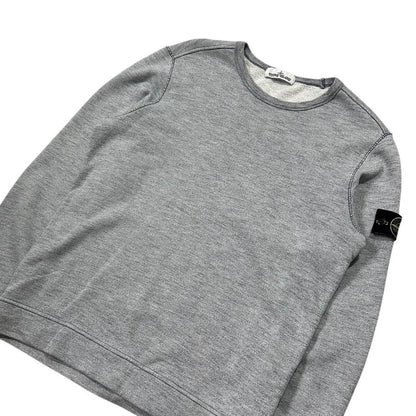 Stone Island Grey/Blue Grain Crewneck