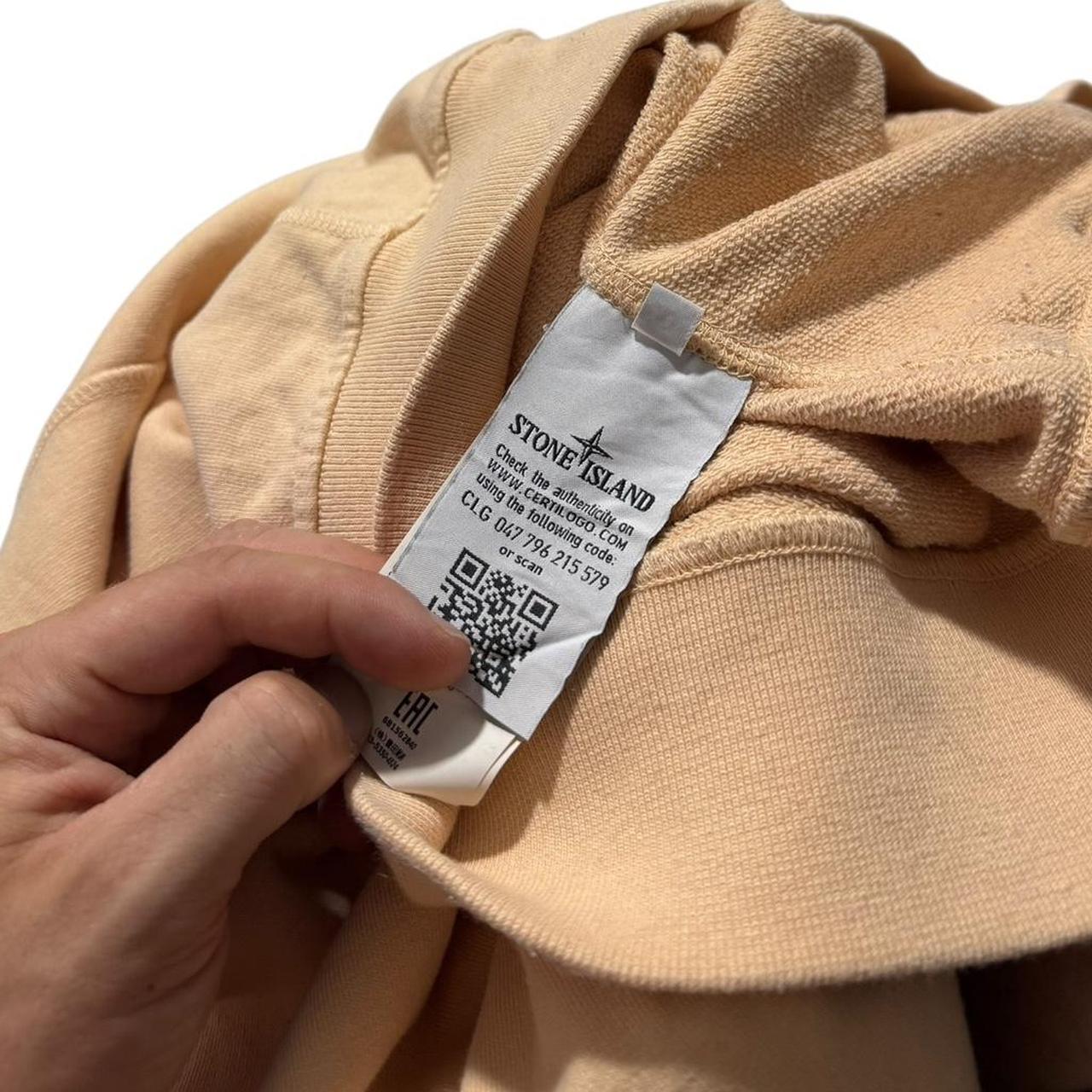 Stone Island Pullover Peach Hoodie