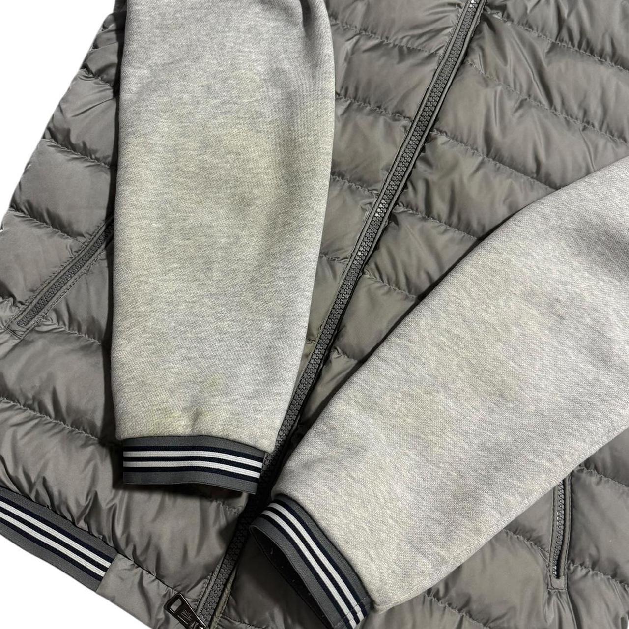 Moncler Maglia Down Cardigan Jacket | Large, Grey