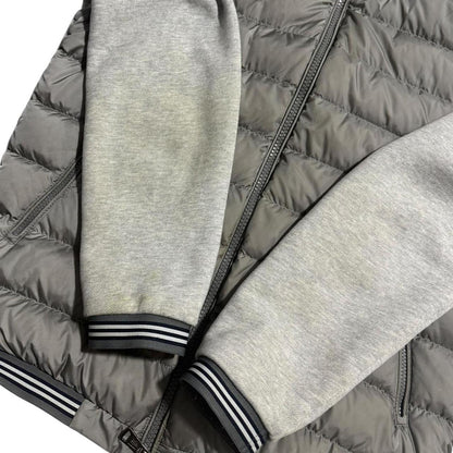 Moncler Maglia Down Cardigan Jacket | Large, Grey