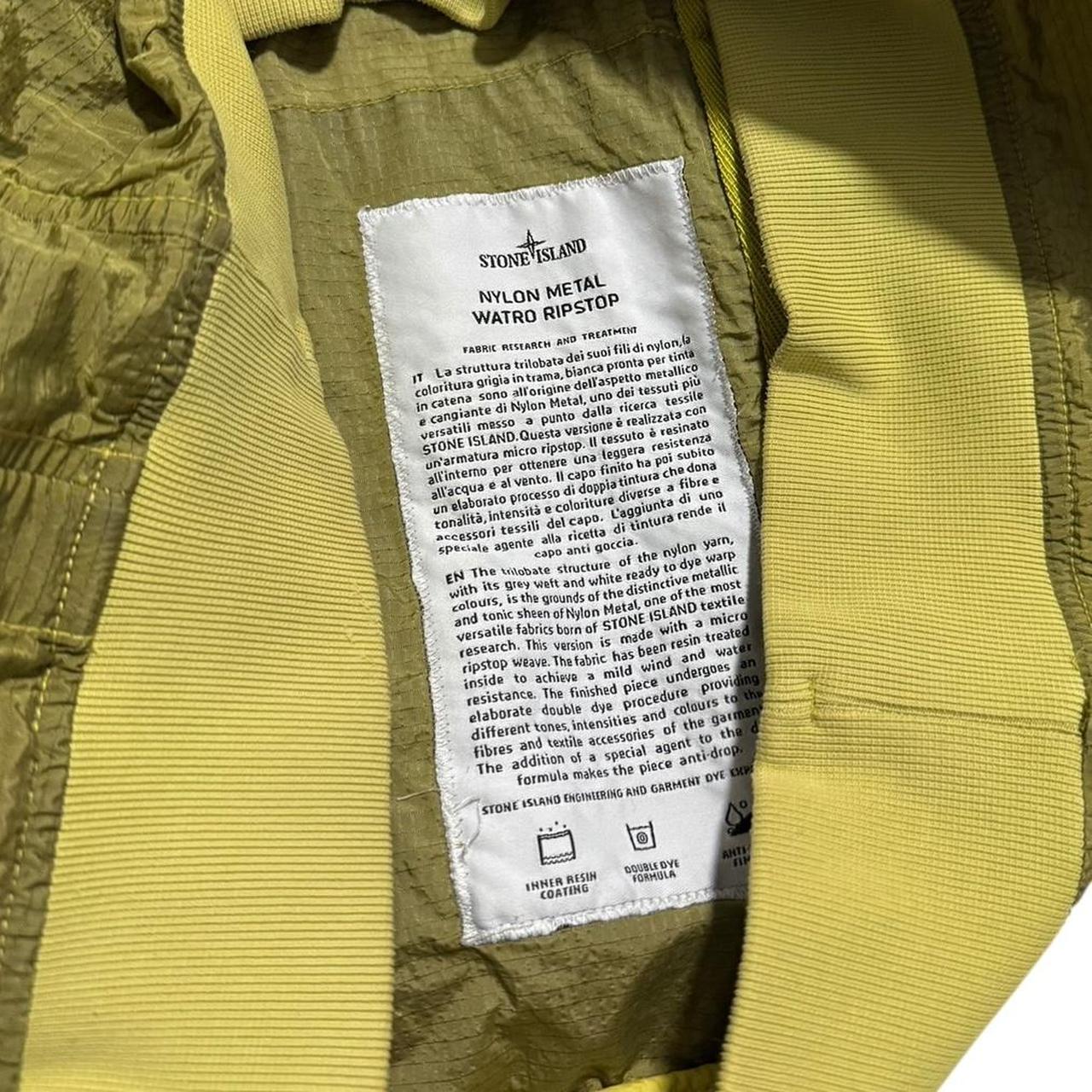Stone Island Nylon Metal Watro Ripstop Jacket | Small, Olive Green