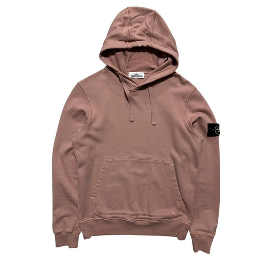 Stone Island Dust Pink Pullover Hoodie